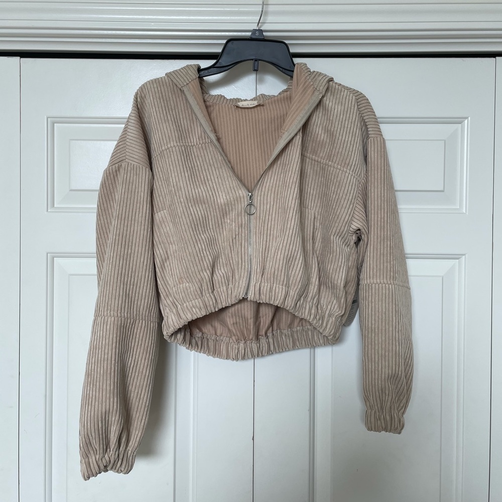 Altard State beige corduroy jacket